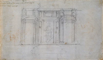 Entwurf für eines der Medici-Gräber, frühes 16. Jahrhundert