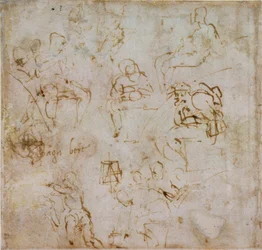 Acht kleine Figurenstudien, ca. 1490-1560