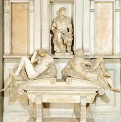 Italien, Florenz, Neue Sakristei in der Medici-Kapelle der Basilika San Lorenzo in Florenz (UNESCO-Weltkulturerbe)