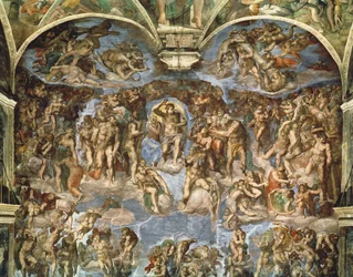 Das Jüngste Gericht, aus der Sixtinischen Kapelle