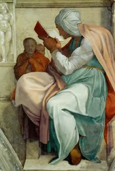 Propheten und Sibyllen: Persische Sibylle Decke der Sixtinischen Kapelle im Vatikan, 1508-1512