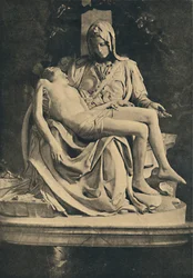 Rom - Basilika St. Peter. Pieta von Michelangelo, 1910