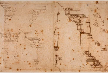 Studien von architektonischen Elementen