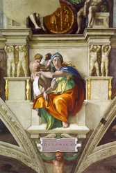 Die delphische Sibylle, Sixtinische Kapelle, Vatikan, 1508-1512