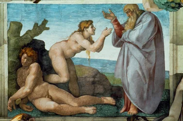 Die Sixtinische Kapelle; Deckenfresken nach der Restaurierung