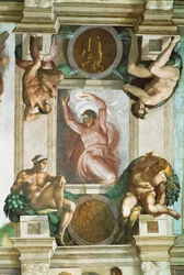 Die Sixtinische Kapelle; Deckenfresken nach der Restaurierung