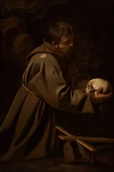 Heiliger Franziskus in Meditation
