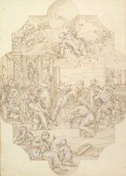 Das Martyrium der heiligen Anastasia, 1721