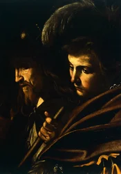 Gesichter von zwei Männern (Detail)