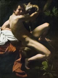 Johannes der Täufer, Jugend mit einem Widder
