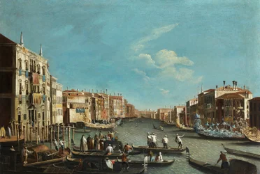 Michele Marieschi Fest auf dem Canal Grande