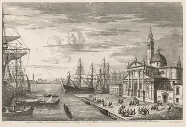 Ansichten von Venedig: Das Becken von St. Markus, 1741