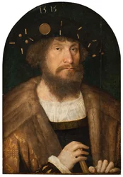 Porträt des dänischen Königs Christian II.