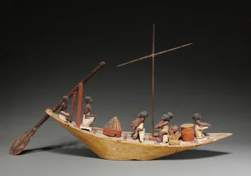 Modellboot, späte 11. bis frühe 12. Dynastie, 2040-1648 v. Chr.