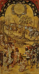 Die Eroberung Mexikos, Tafel VIII, ca. 1696-1715