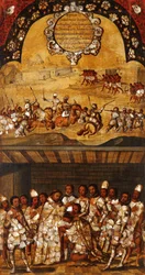 Die Eroberung Mexikos, Tafel XIX, ca. 1696-1715