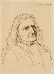 Porträt von Franz Liszt, 1880er Jahre