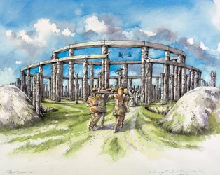 Woodhenge, ca. 25. Jahrhundert v. Chr., ca. 1990-2010