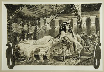 Kleopatra auf dem Bett, 1899