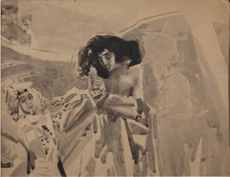 Tamaras Tanz. Illustration zum Gedicht Der Dämon von Mikhail Lermontov, 1890-1891