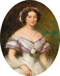 Porträt der Gräfin Maria Gabriella Josepha Anna Szápáry, geborene Atzél de Borosjenő