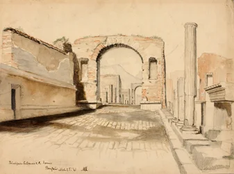 Haupteingang zum Forum, Pompeji