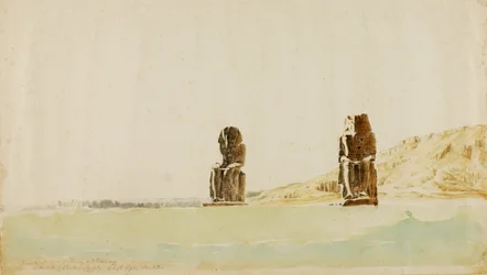 Statuen bei Memnon, Theben, n.d.