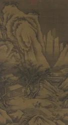 Ein Ausflug an einem verschneiten Tag, ca. 1500