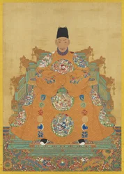 Porträt von Kaiser Wu-tsung der Ming-Dynastie