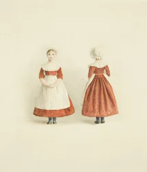 Kostüm der Red Maids