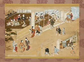 Yoshiwara Vergnügungsviertel, ca. 1670-1685