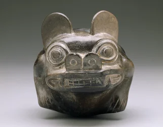 Komposit-Tierschale, Frühe Zwischenzeit, Moche Phase I-II, ca. 1-200 n. Chr.