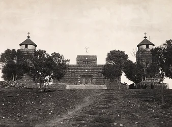 „Ein Imperium aufbauen“ im faschistischen Zeitalter: eine abessinische Kirche von Asmara, 09.05.1936