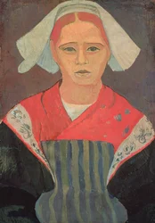 Junge bretonische Mädchen