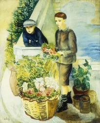 Blumenverkäufer