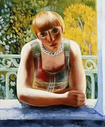 Madame Kisling in Saint-Tropez