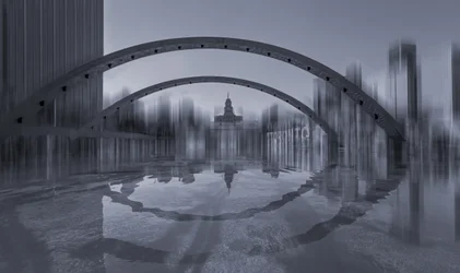 Gelassene Stadtreflexionen