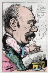 Porträt von Jules Gabriel Celibataire, bedeutender Franzose des 19. Jahrhunderts