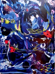 Dynamische Blaue Abstraktion