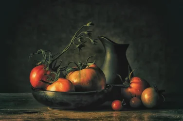 Stimmungsvolle Rustikale Tomaten