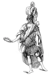 Kostüm aus dem französischen Theater, 1885