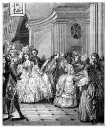 Verlassen der Oper, 1885