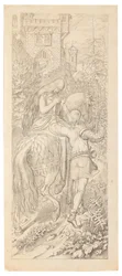 Eine Szene aus dem Märchen Die sieben Raben und ihre treue Schwester, 1830-1831