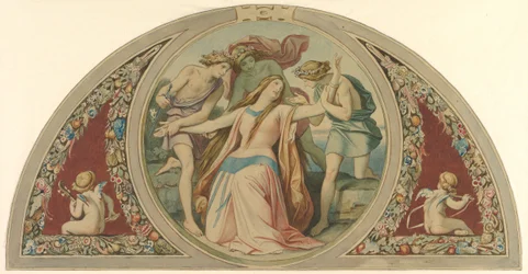 Drei Knaben retten die verzweifelte Pamina vor dem Suizid, 1864
