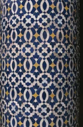Kasbah von Thamiel Glaoui, Zellij-Fliesenarbeit, Detail (Keramik)