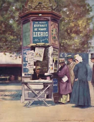Ein Kiosk, Paris, 1903