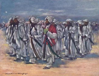 Baluch-Häuptlinge am Durbar-Tag