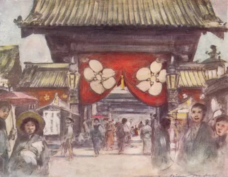 Zum Tempel führend, ca. 1887