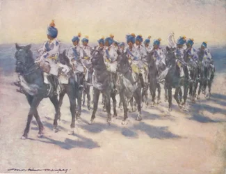 Das Kaiserliche Kadettenkorps beim Durbar, 1903