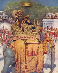 Der Staatseintritt: Ein angesehener Maharadscha, 1903